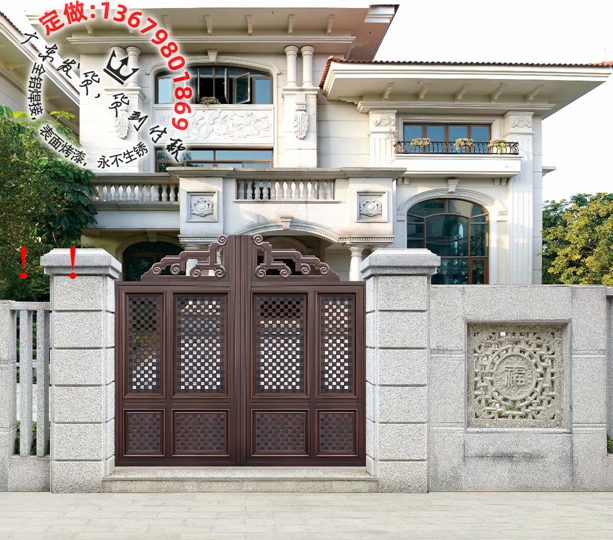 别墅大门，住宅大门，铝艺大门，乡村大门，庭院大门